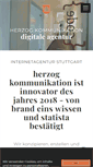 Mobile Screenshot of herzogkommunikation.de